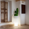 Jardinière colonne moderne pot lumineux Messapico Promotion