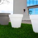 Cache-pot design moderne ø 80 pour plantes fleurs jardin terrasse Romano Achat