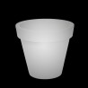 Vase lumineux moderne pour plantes et fleurs terrasse jardin Romano Dimensions