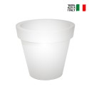 Vase lumineux moderne pour plantes et fleurs terrasse jardin Romano Remises