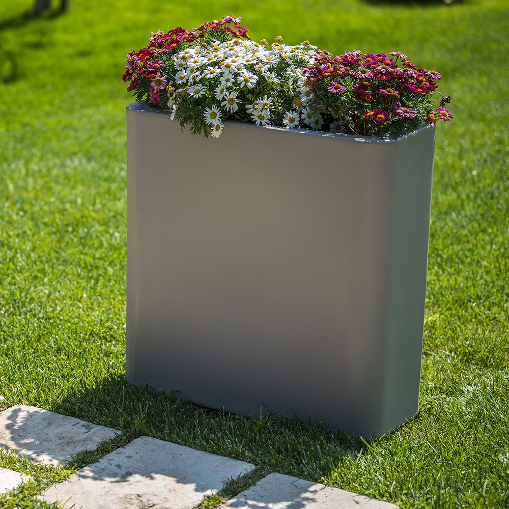 Porte-pot de jardinière moderne h70 pour plantes, fleurs, jardin, terrasse Blog