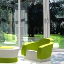 Fauteuil d'extérieur design moderne en polyéthylène pour bar et restaurant Klimt Remises