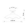 Plafonnier lampe de plafond céramique design classique Belluno PL Réductions