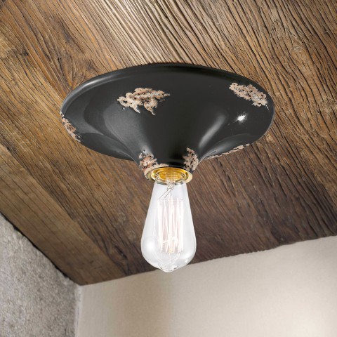 Plafonnier en céramique peint à la main lampe de plafond design Vintage PL Promotion