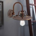Applique murale design industriel en fer et céramique Country AP Promotion
