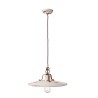 Suspension en fer et céramique design industriel vintage Country SO 