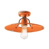 Plafonnier design vintage en fer et céramique, lampe de plafond Country PL Prix