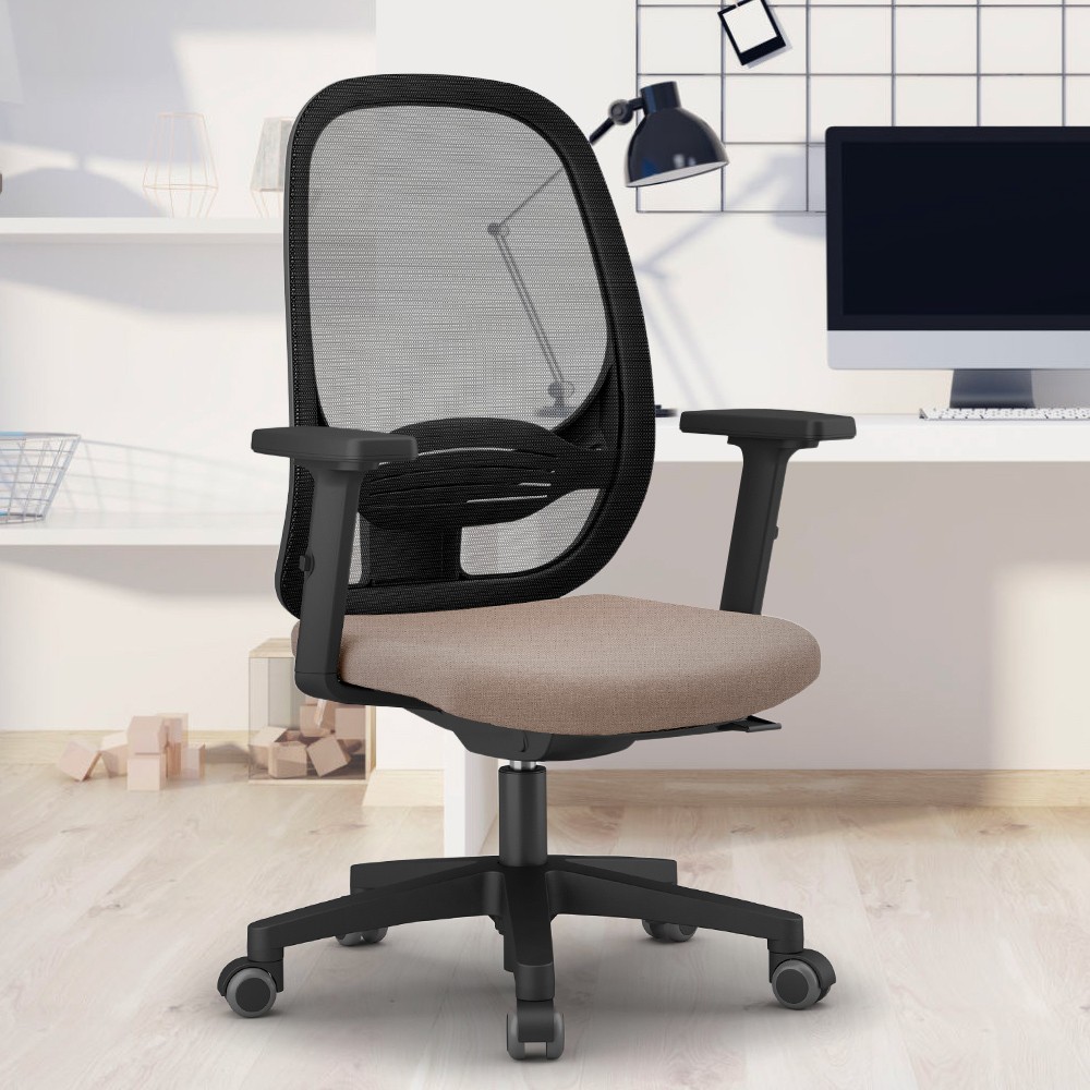Chaise de bureau pour télétravail fauteuil ergonomique respirant Easy T