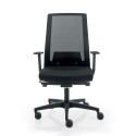 Chaise de bureau design ergonomique grise tissu respirant Blow G Remises