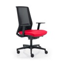 Chaise de bureau ergonomique fauteuil design rouge respirant Blow R Offre