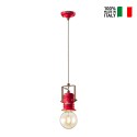 Suspension design vintage industriel en fer et céramique Urban SO Modèle