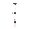 Suspension industrielle Vintage en fer et céramique design SO 