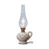 Lampe à poser lampe verre et céramique design vintage classique Pompei TA Offre