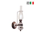 Applique murale design classique en verre et céramique Pompei AP2 Vente