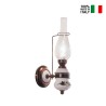 Applique murale design classique en verre et céramique Pompei AP2 Vente