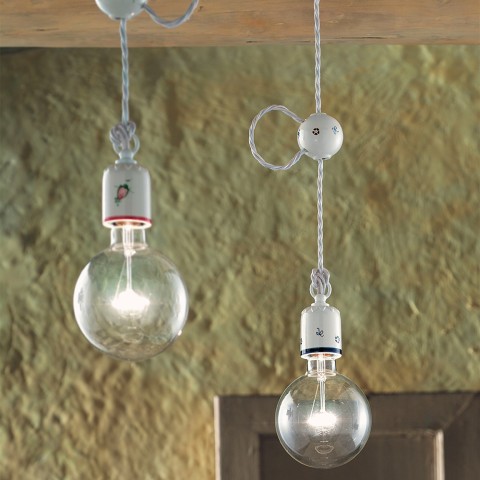 Suspension design minimaliste céramique peinte à la main Monopoli SO Promotion