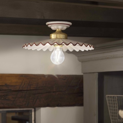 Plafonnier en céramique lampe de plafond design classique L’Aquila PL-M Promotion