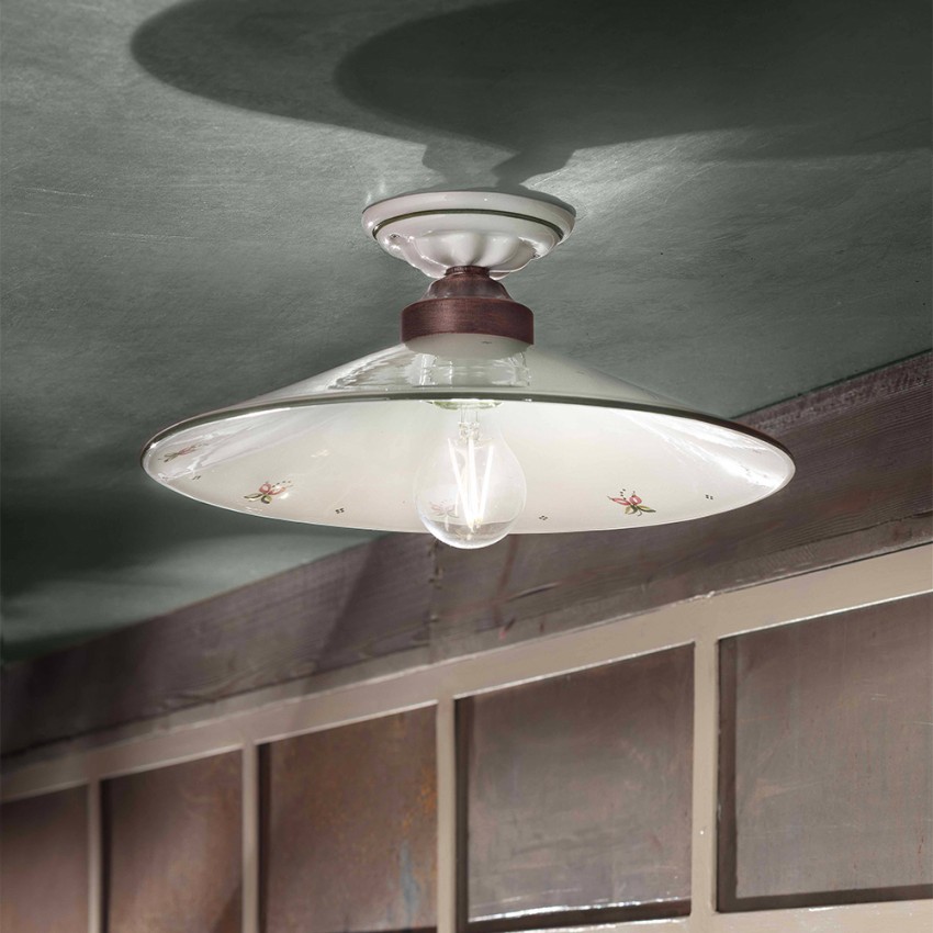 Plafonnier en céramique design classique vintage Asti PL Promotion