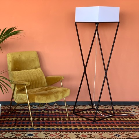 Lampadaire de salon au design minimaliste moderne en fer Dubai Promotion