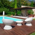 Table basse ronde design moderne terrasse jardin Fade T1-C 