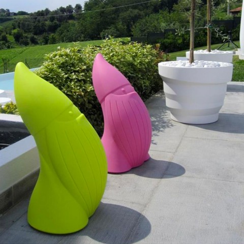 Nain de jardin intérieur extérieur design moderne en polyéthylène Baddy Promotion