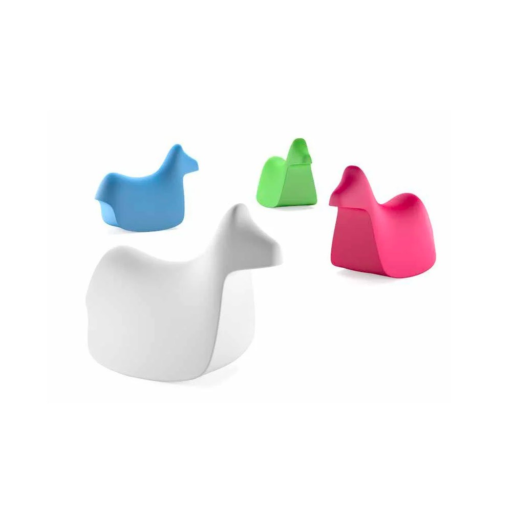 Cheval à bascule pour enfants design moderne jouet en polyéthylène Pony