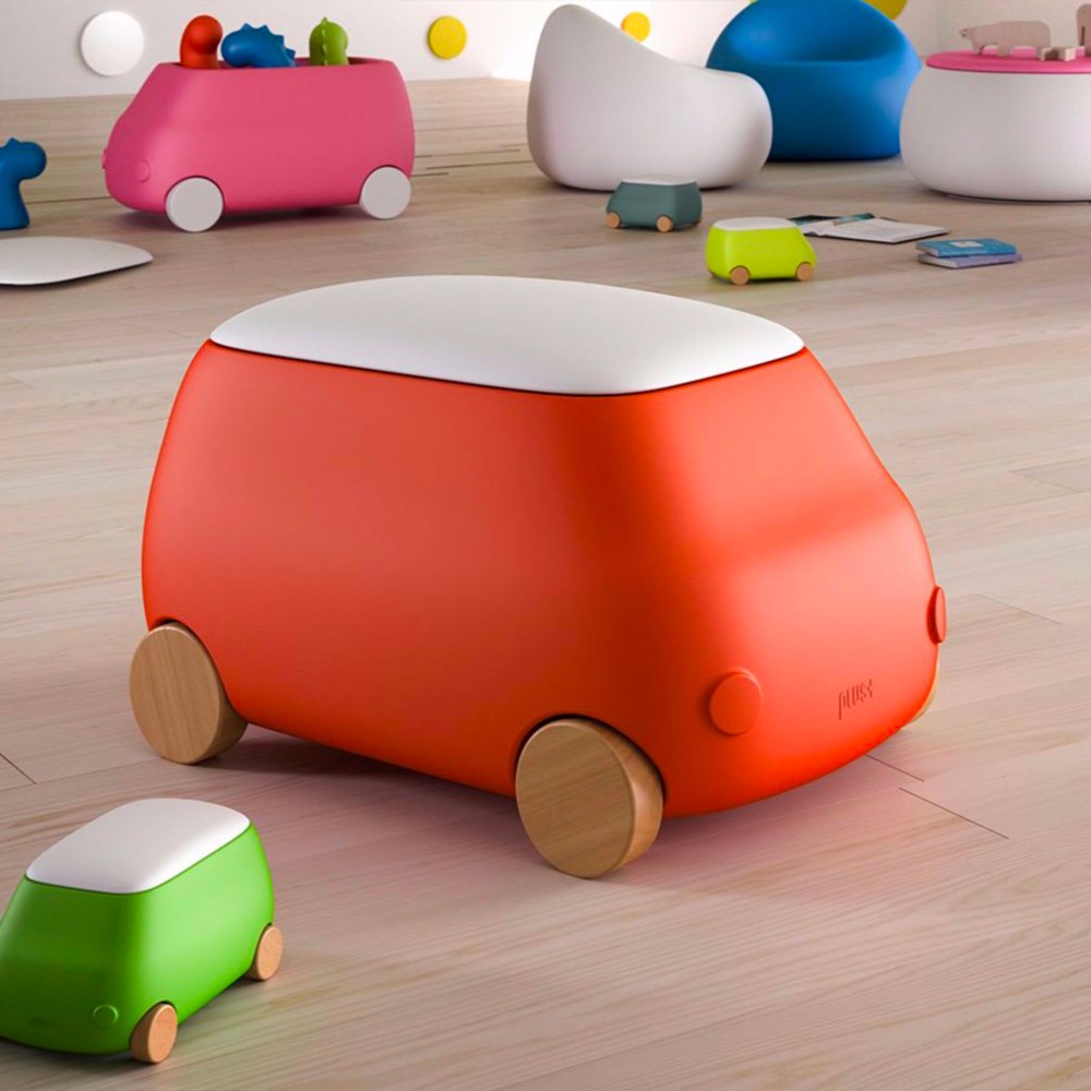 Fourgon Range-Jouets coffre en plastique pour enfants Van