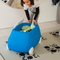 Coffre à jouets pour enfants fourgon roues en plastique Van 