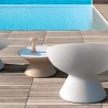 Table basse ronde design moderne pour salon de jardin Fade T1-C Plus 