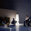 Lampadaire haut design extérieur intérieur moderne Fade Lamp 