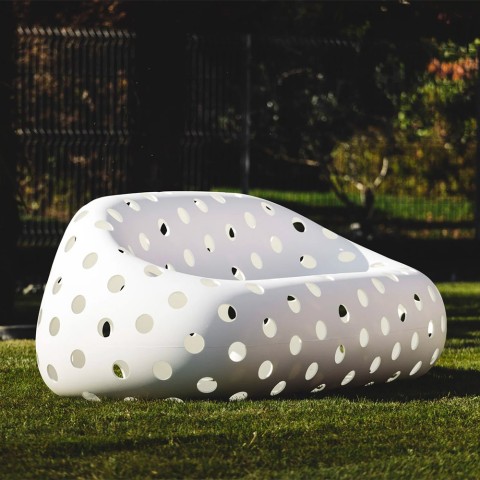 Canapé d'extérieur moderne 2 places jardin terrasse Airball Promotion