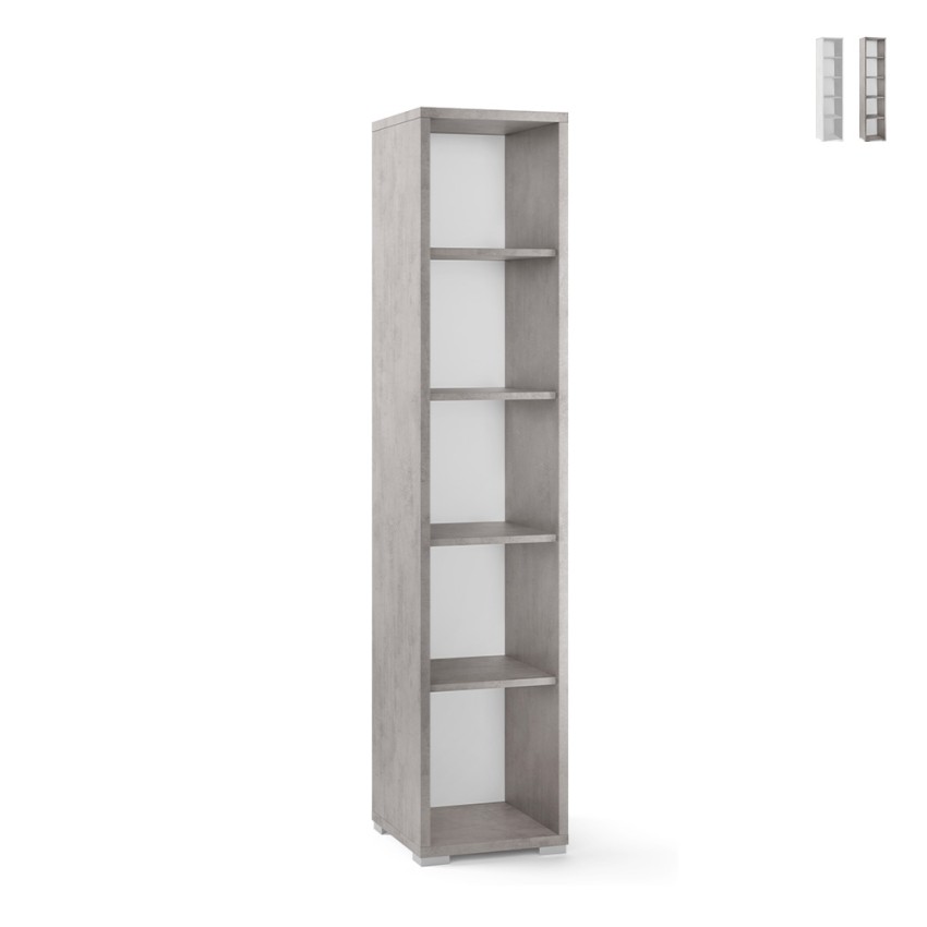 Étagère colonne ouverte multi-usages moderne 5 compartiments Lipp Remises Étagère colonne ouverte multi-usages moderne 5 compartiments Lipp Remises