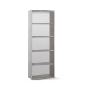 Étagère ouverte 5 cases meuble polyvalent moderne Opal Choix