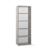 Étagère ouverte 5 cases meuble polyvalent moderne Opal Choix