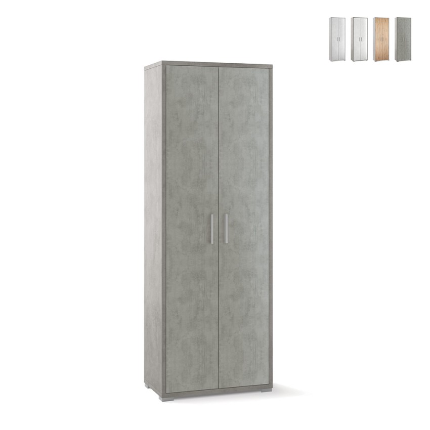Armoire mobile polyvalente 5 compartiments 2 portes design moderne Alès Promotion Armoire mobile polyvalente 5 compartiments 2 portes design moderne Alès Promotion