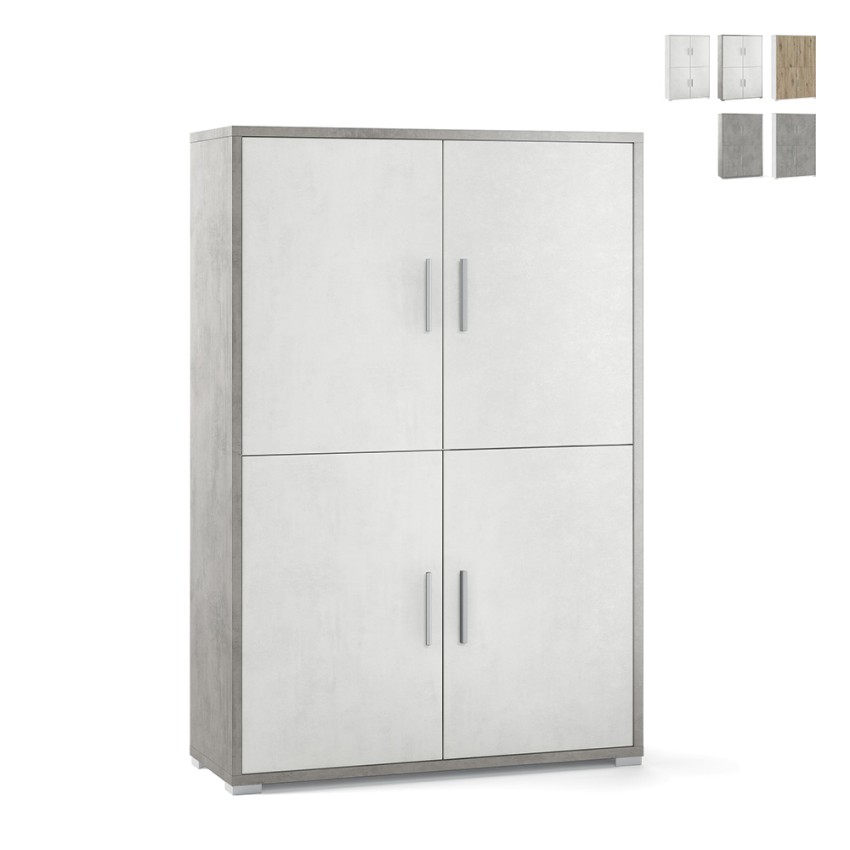 Buffet modern 4 portes meuble de rangement Aimée pour salon Promotion Buffet modern 4 portes meuble de rangement Aimée pour salon Promotion