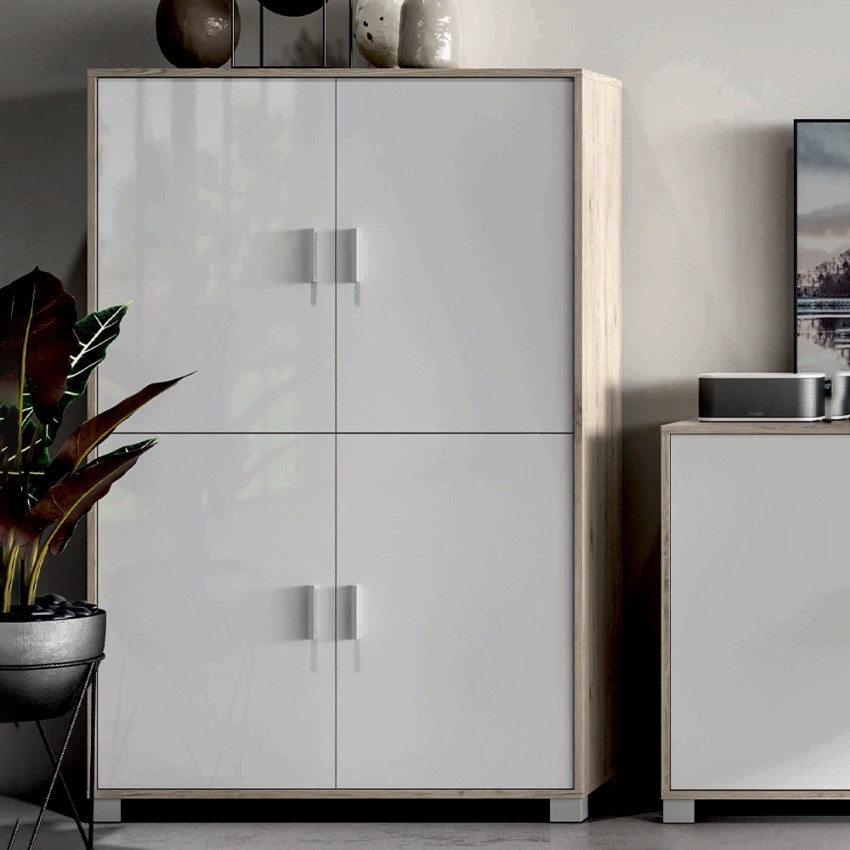 Buffet moderne 4 portes Maray pour salon Promotion Buffet moderne 4 portes Maray pour salon Promotion