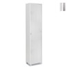Colonne de rangement mobile avec porte, 4 étagères ajustables Tibet Vente