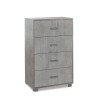 Commode bureau chambre à coucher 4 tiroirs design moderne Elita 