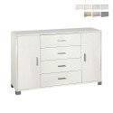 Buffet meuble TV Talia - 2 portes, 4 tiroirs Choix