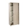 Armoire mobile polyvalente 8 étagères avec portes coulissantes Paco Modèle