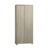 Armoire mobile polyvalente 8 étagères avec portes coulissantes Paco 
