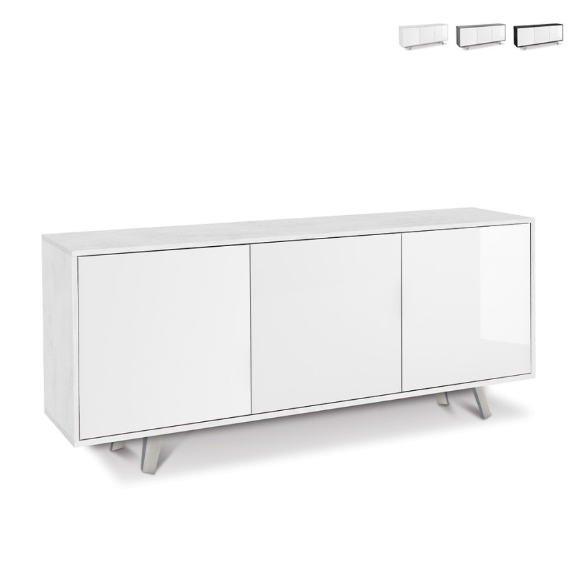 Buffet moderne 3 portes Perth pour salon et cuisine Promotion