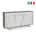 Buffet moderne 3 portes 3 tiroirs pour salon et cuisine Dalgo Choix