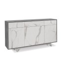 Buffet moderne 3 portes 3 tiroirs pour salon et cuisine Dalgo 