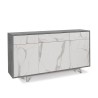 Buffet moderne 3 portes 3 tiroirs pour salon et cuisine Dalgo 