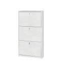Meuble à chaussures slim 3 portes, capacité 7 paires, design moderne Kopen Achat