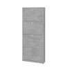 Meuble à chaussures slim design moderne 4 portes 10 paires Pica 