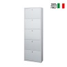 Meuble à chaussures design moderne gain de place 5 abattants pour 25 paires Mond Catalogue
