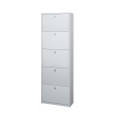 Meuble à chaussures design moderne gain de place 5 abattants pour 25 paires Mond Achat